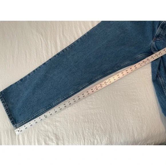 00552 - LLBean Mens Relaxed Fit‎ Jeans Classic Blue Denim Size 38x32 100% cotton - Picture 7 of 11